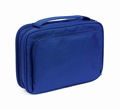 Essential Organizer: Nelson Deluxe Bible & Book Cover, Navy Blue Color, Canvas Shell under Bible Covers in The Books Store