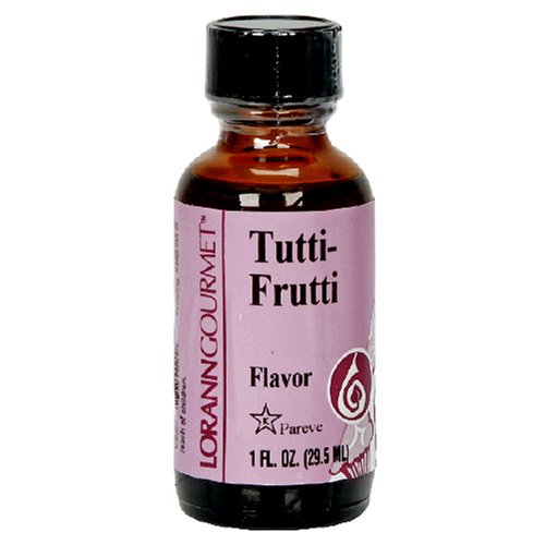 LorAnn Artificial Flavoring Oils, Tutti-Frutti Flavoring Oil, 1-Ounce Bottles (Pack of 4) by LorAnn Oils