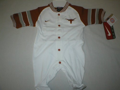 Texas Longhorns Nike Baby Footed Pajamas Sleeper