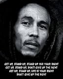 Bob Marley (Get Up, Stand Up) Music Poster Print - 16" X 20"