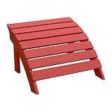 Adirondack Footrest - Red