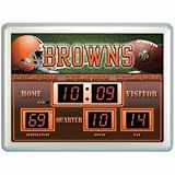 Cleveland Browns NFL 14" X 19" Scoreboard Clock