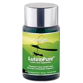 PureGels LuteinPure, Lutein & Zeaxanthin 20mg SoftGels 30 Each (2 Pack)