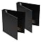 Heavy-Duty Vinyl Reference Binder Black(2-ea.)