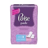 Poise Ultimate Absorbency Pads, Regular Length, 33 Count (Pack of 4)