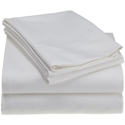Echelon Home 800 Egyptian Sateen Cal King Sheet Set, White