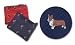 Welsh Corgi Cosmetic Bag, zipper closure and lined in plastic--so spills wipe away with ease. Use for cosmetics, film, small cameras, and even goodies for the furry ones. Kennel Club Collection, woven in cloth for a more elegant and detailed execution of each breed than would be possible in printing.