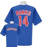 Ernie Banks Chicago Name and Number T-Shirt by Wrigley
