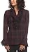 mac & jac Women's Lightweight Plaid Blouse
