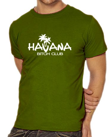 Touchlines Havana - Bitch Club T-Shirt, Gr&ouml;&szlig;e L, khaki