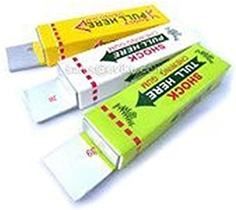 One Pack of Shocking Gum, Funny Shock Gag (3 pack, random)