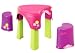 Children's Furniture: Barbie Creative Play Table with 2 Chairs