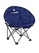 Lucky Bums Moon Camp Kids Indoor Outdoor Comfort Lightweight Durable Chair with Carrying Case, Blue, Small
