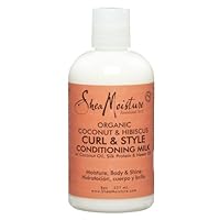 Shea Moisture Coconut and Hibiscus Curl and Style Conditioning Milk - 8 oz.