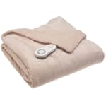 Sunbeam Royal Elegance Microplush Heated Throw, Sand $54.99