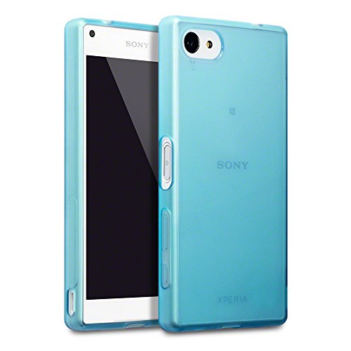 Xperia Z5 Compact Case, Terrapin [SLIM FIT] Xperia Z5 Compact Cover [Blue] Premium Protective TPU Gel Case for Sony Xperia Z5 Compact - Blue