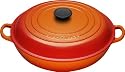 Le Creuset Enameled Cast-Iron 3-1/2-Quart Buffet Casserole, Flame