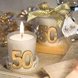 Golden Anniversary Candle Favors, 1