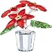 Swarovski Crystal Poinsettia Flowerpot