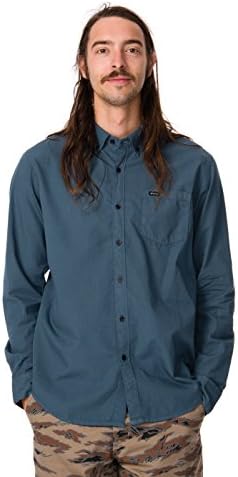 RVCA Men's Revival Long Sleeve Shirt