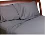 Wamsutta 360-Thread-Count Classic Supima Twill King Flat Sheet, Graphite