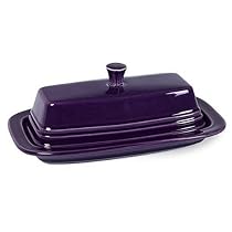 Fiesta Plum 494 7-Inch Covered Butter Dish