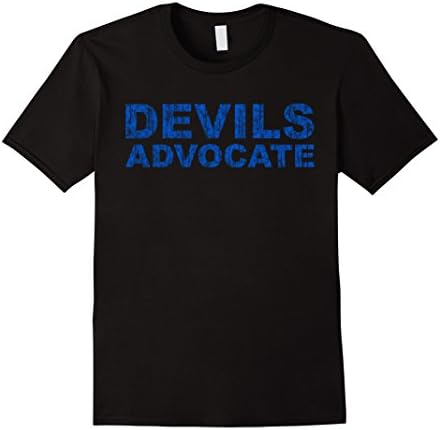 Men's DEVILS ADVOCATE T-Shirt for Duke Fans! Medium Black