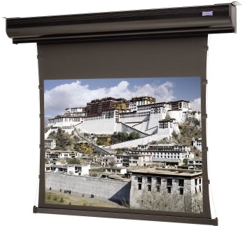 Da-Lite Tensioned 133-Inch Diagonal HDTV Format Home Theater Electric Wall Screen with Da-Mat Fabric