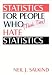 Book Statistics for People Who (Think They) Hate Statistics