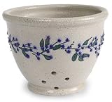 Salmon Falls Stoneware Berry Vine Blue/Green Berry Bowl