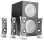 Altec Lansing 4100 5-Piece Computer Speakers (Black & Silver)
