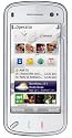 Nokia N97 white (QWERTZ-Tastatur, GPS, W-Lan, Nokia Maps, Kamera mit 5 MP) UMTS Handy ohne Vertrag, ohne Branding, kein Simlock