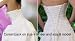Wedding Gown Zipper Replacement Adjustable Size Corset Lace Up White 16" Length