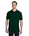Hanes Men's 5.2 oz Hanes STEDMAN Blended Jersey Pocket Polo, L-Deep Forest