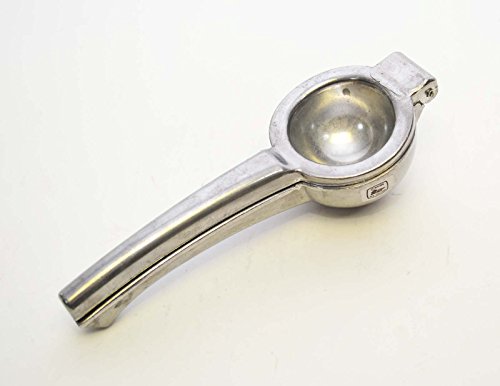 Authentic Aluminum Mexican Lemon Squeezer-8.5 Inches Long, with a 2.25 Inch Basket