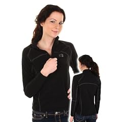 MILLET Damen Thermo Midlayer Outdoor-Fleece Black GRID PO