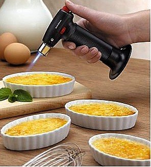 creme brulee torch:Bonjour Creme Brulee Torch & Ramekin Set Images