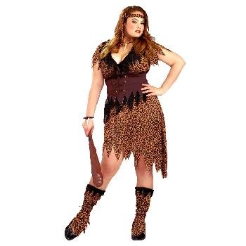 Plus Size Cave Woman Costume