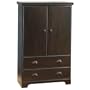South Shore Furniture, Mountain Lodge Collection, armoire, Ebony