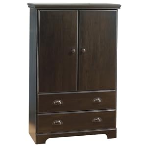 South Shore Furniture, Mountain Lodge Collection, armoire, Ebony