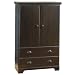 South Shore Furniture, Mountain Lodge Collection, armoire, Ebony