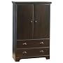 South Shore Furniture, Mountain Lodge Collection, armoire, Ebony