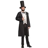 Abe Lincoln Costume - Standard - Chest Size 38-42
