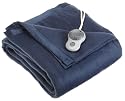 Sunbeam Royal Nights Twin Heated Blanket, Navy