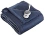 Sunbeam Royal Nights Heated Blanket, Twin, Navy