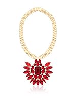 MAIOCCI Collar (Dorado / Rojo)