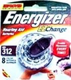 Energizer EZ Change hearing Aid Batteries AC312 (8-Count) (4-Pack)