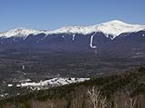 View of Mt. Washington with a Town in the Valley Photographic Poster Print by Tim Laman, 30x40