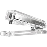 Kantek  Acrylic Stapler, Fits full strip of Standard Staples, 2 1/2 x 6 x 1 1/4 Inches , Clear (AD80)