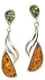 419Qit%2B1z7L. SL160  Honey and Green Amber Earrings